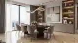 Zakwaterowany salon do jedzenia