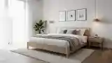 Sypialnia w stylu minimalistycznym