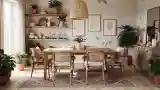 Elegancka Jadalnia w Stylu Bohemian