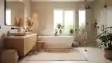 Elegance of Natural Materials in Bathroom