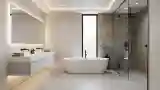 Modern Bathroom with Marble