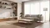 Japanese Minimalist Living Room