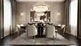 Jadalnia w stylu glamour