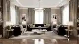 Luxurious Lounge with Velvet Seating