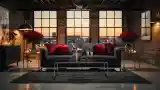 High-End Industrial Living Room