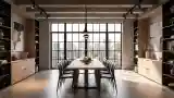 Modern Dining Room with Views