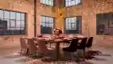 Loft Dining Room with Warm Ambiance