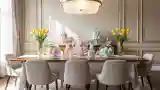 Elegant Dining Room with Modern Classic Touches