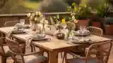 Elegant Rustic Terrace Dining