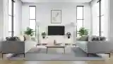 Nowoczesny salon z eleganckimi sofami