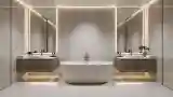 Minimalist Marble Bathroom