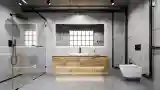 Minimalist Industrial Bathroom