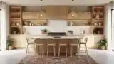 Rustic Kitchen with Warm Light