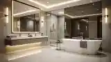 Wanienka w stylu minimalistycznym