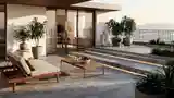 High-End Terrace with Wood and Concrete