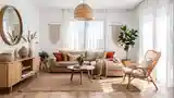Elegancki Pokój W Spałym Stylu Boho