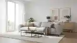 Skandynawski Salon z Drewnem i Wełną