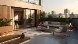 Wysoki Loft z Przestrzenią Terrasową