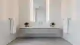 Minimalist Bathroom with Ambient Light