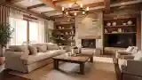Klasyka Drewniana w Salonie
