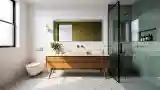 Zdrowy salon w stylu mid-century