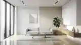 Minimalistowa sala w elegancji