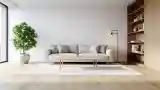 Japandi Living Room with Wood