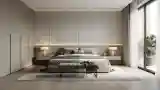 Modern Luxury Bedroom with Textured Elegance