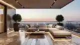 Glamour Terrace with City View