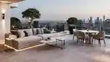Modern Classic Terrace with City View