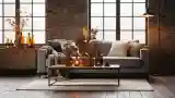 Spacious Industrial Living Room