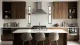 Minimalist Kitchen with Warm Textures