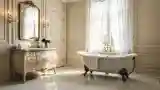 Klasyczna łazienka w stylu francuskim