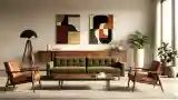 Elegant Mid-Century Living Room