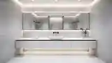 Minimalist Bathroom with Concrete Texture