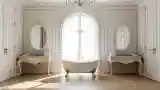Klasyczna łazienka w stylu rokokowym