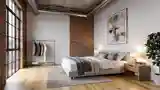 Łazienka Loftu z Cegłą i Drewnem