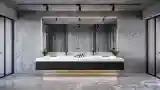 Minimalist Concrete Bathroom