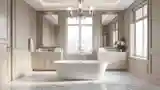 Modern Classic Bathroom with Marble