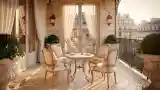 Elegant Parisian Terrace Lounge