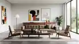 Elegant Mid-Century Modern Living Room