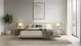 Japandi Bedroom with Wood Elements