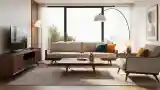 Exquisite Mid Century Modern Living Room