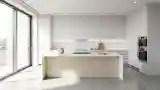 Minimalist Kitchen with Lustrous Lighting