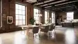 High Loft with Wood and Stone