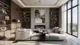 Luxurious Bathroom with Warmth and Elegance