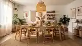 Dining Room w stylu boho