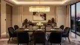 Glamour Dining Room with Marble