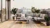 Terrasa Skandynawska z Drewnem