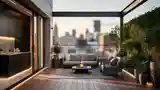 Wysoki Loft z Terasą na Słońcu